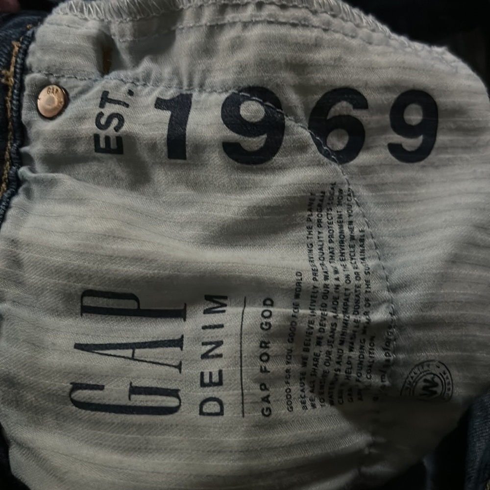 GAP HIGH RISE DENIM SHORTS - Picture 5 of 5